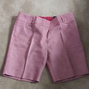 The Limited Pink Checkered Women's Walking Shorts